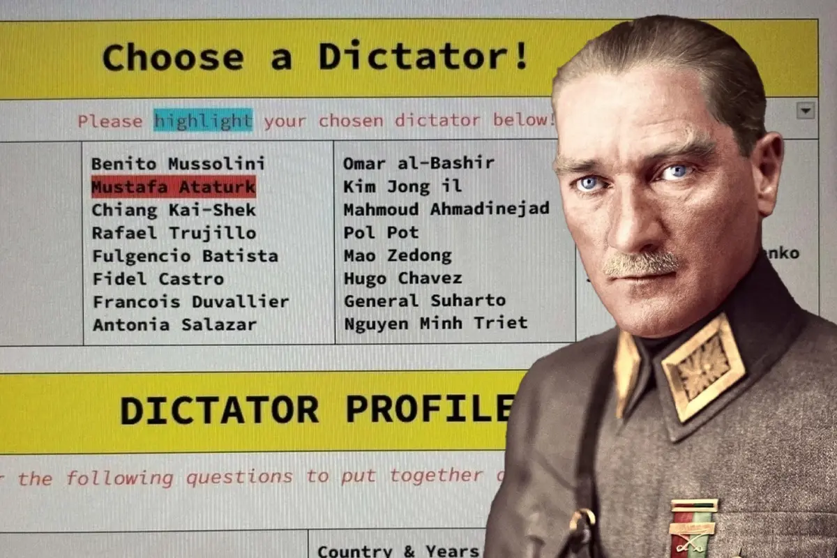 Skandal ödev! Atatürk’ü diktatörler listesine eklediler